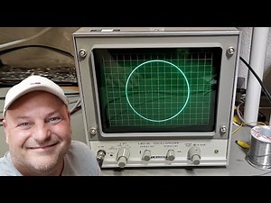 Leader LBO-9C oscilloscope 0-10kHz vert, XY monitor test teardown