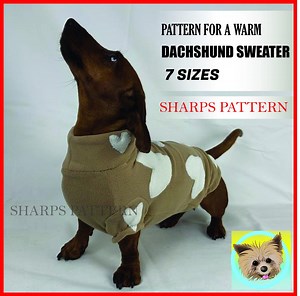 Modèles pour un chien teckel. 7 tailles dans un fichier avec description. - Etsy France