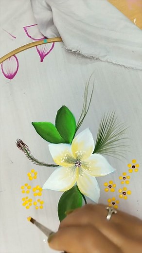 2.5K views · 61 reactions | Fabric painting for beginners - Online Live Class #fabricpainting #onlineclasses | Fabric Creations | Facebook