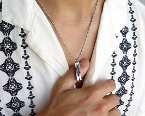 Personalized Tree of Life Cremation Urn Necklace - Stainless Steel Memorial Pendant for Human or Pet Ashes - Etsy