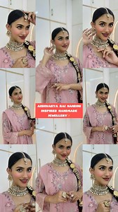 Aishwarya rai nandini inspired handmade jewellery✨ jewellery materials from sehrish trust home 🌷 30day, 30 different jewellery making video day - 9 | Tahia Kaium Tonni