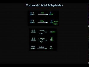 Anhydrides of Carboxylic Acids