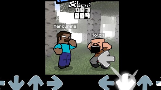 【生草警告】超级离谱的herobrine和notch的说唱对决！