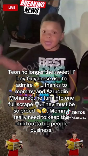 Teon Transforming Into a Scrape: A Guyanese Tale