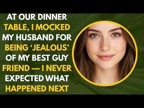 “At Our Dinner Table, I Mocked My Husband for Being ‘Jealous’ of My Best Guy Friend — I Never Expect