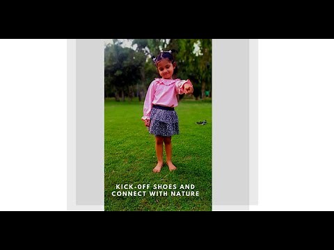 Top Benefits, why children should play barefoot on Grass?