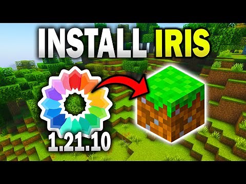 How To Install Iris Shaders In Minecraft 1.21.10 - SO EASY! (2025)