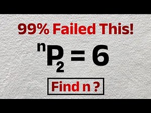 Permutation & Combination: Most People Failed This! Solving A Tricky Factorial Equation - SAT/ACT