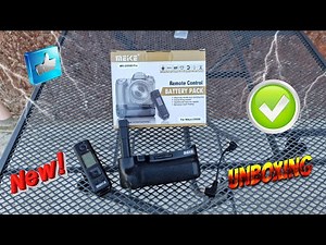 Meike Battery Grip MK-D5500 PRO / Wireless Remote Control for Nikon D5500/D5600 Unboxing