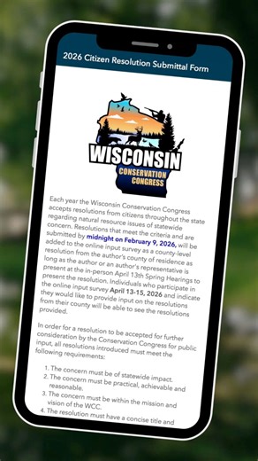 Each year, the Wisconsin Conservation Congress gives residents a way to raise conservation issues and put them on the public record, county by county. Citizen resolutions submitted are reviewed by the DNR and help inform conservation decisions across the state. By submitting a Knowles Nelson resolution, you can add your voice to the public record and help show just how strong statewide support is for the Stewardship Program. We’ve already drafted the language, you just need to submit it on behal