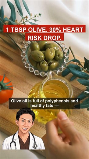 1 Tbsp Olive Oil Daily Cuts Heart Risk 30%