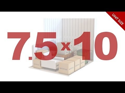 7.5x10 Storage Unit: What Fits? | ezStorage