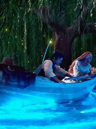 Ariel and Eric Little Mermaid Moment