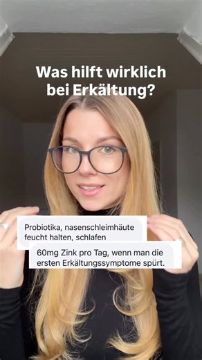Stella x Science on Instagram: "Erkältungs-Kurzfassung am Ende und ausführlich 👇 Eine klassische Erkältung ist meist ein viraler Infekt häufig durch Rhinoviren. 🦠 Unser wichtigster Schutz ist und bleibt: Immunsystem, Impfungen Hygienemaßnahmen gesunder Lebensstil Aber was kann man zusätzlich tun, wenn es einen erwischt? 1. Vitamin C Viele nehmen Vitamin C erst, wenn sie krank sind. Sinnvoller ist Prophylaktisch ≥1 g/Tag: → Erkältungsdauer ↓ → aber: keine klare Reduktion der Anzahl der Infekte 