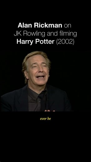 Alan Rickman knew the whole time