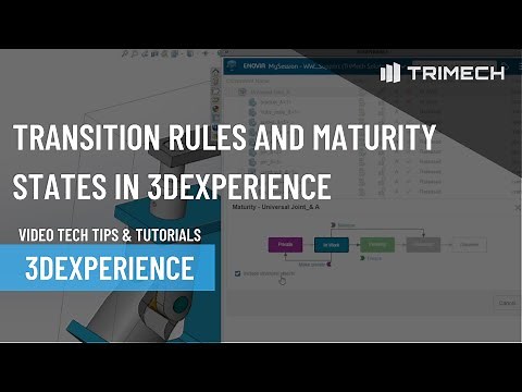 Transition Rules and Maturity States in 3DEXPERIENCE PDM Vault