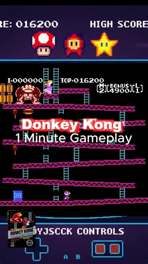 This Donkey Kong game is fun to play even this 2025 #fyp #nes #donkeykong