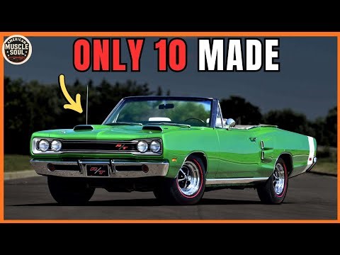 10 RAREST AMERICAN MUSCLE Cars Ever Made! The Ghost Cars of American Muscle