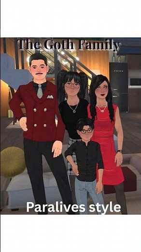 The Goth Family in Paralives!