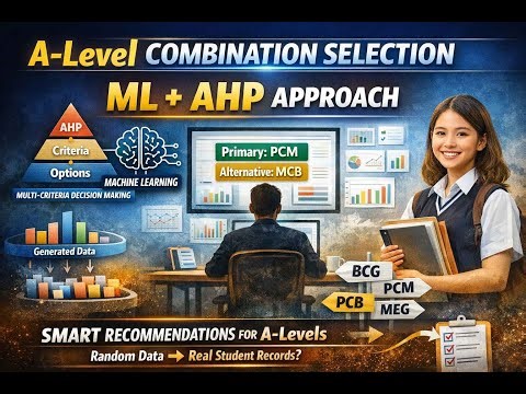 A Level Combination Selection Using Random Forest and Multicriteria Decision making (AHP)