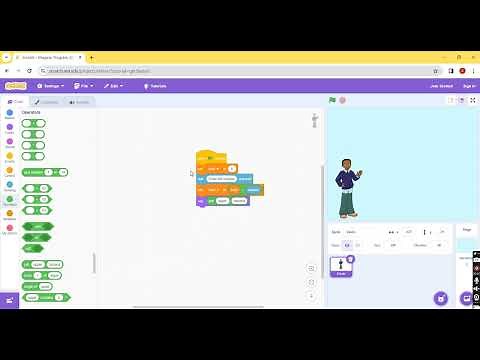 Create a scratch program to find the sum of entered numbers