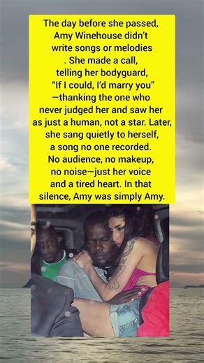 The Heartbreaking Final Words of Amy Winehouse 💔
