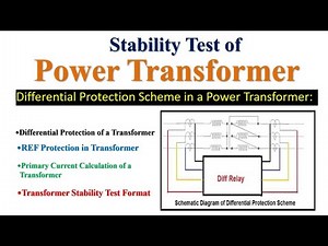 Stability Test Power Transformers | Differential Protection of Transformer | Power System Operation