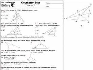 Honors Geometry Chapter 5