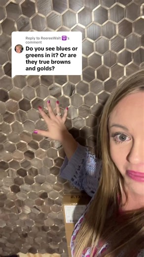 Replying to @ReereeWalt ☮️ these peel and stick beautiful faux, wood grain and metal wall tiles are just stunning with all kinds of colors. #WallTile #WallTiles #PeelAndStickTile #AccentWall #backsplashtile