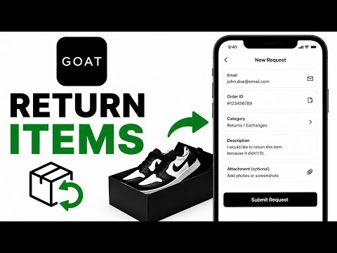How to Return Items on GOAT App (Step-by-Step Guide)