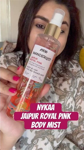 Summer fragrance . Nykaa jaipur royal pink body mist #bodymist #summerfragrances #nykaa #fruity