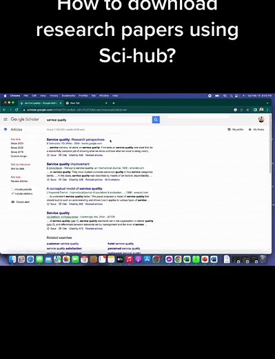 Download Research Papers Easily Using Sci-Hub