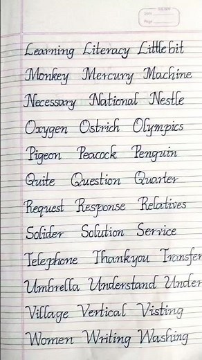 Mastering Lucida Handwriting: Capital Letters, Small Letters, Words & Sentences