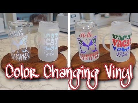 Color Changing Permanent Vinyl | TeckWrap Craft New Vinyl
