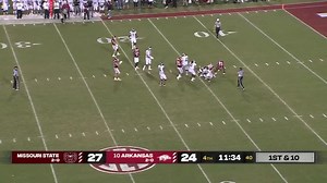 Highlights from the WIN over Missouri State | Arkansas Razorback Football