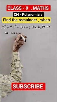 Class 9 maths | polynomials #cbsemaths #maths #education #ncert #cbse #shorts #shortsfeed #short