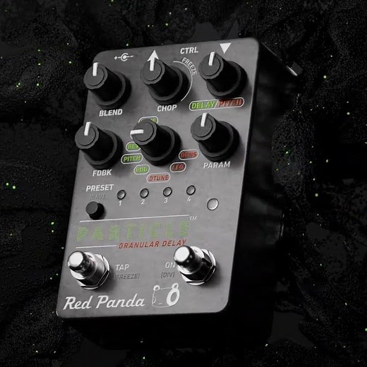 Red Panda Particle 2 OG Granular Delay - Ghost Black / Orange / Gray