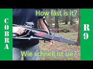 Fast shooting with the Cobra R9 crossbow - Is the Adder unnecessary?