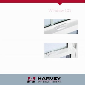 Harvey Classic and Slimline double-hung windows offer a streamlined design with recessed tilt latches to enable easy cleaning on both sashes. For those who may prefer a look with no exposed tilt latches, Harvey Tribute double hungs include our smartly engineered dual action lock, easily engaged with a thumb-flip. See all of our hardware and available finish options here: https://hubs.ly/Q02dkVXZ0 #smartengineering #harveywindows | Harvey Windows Doors