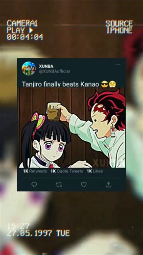 tanjiro finally beats Kanao 😎|| tanjiro edit midu echoing || tanjiro skull edit || demon slayer edit