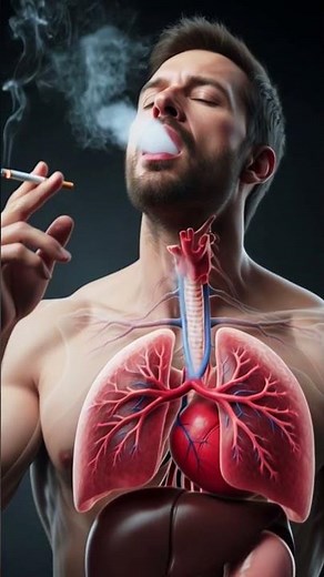 Cigarette Smoking Impact on Lungs | 3D Human Anatomy Animation