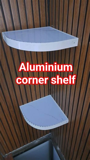 aluminium corner shelf tricks #youtubeshorts #kitchen #shorts