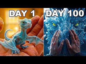 Raising a Pet Ice Dragon for 100 Days