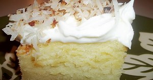 Coconut Topped / Cream Cheese Sheet Cake