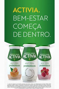 Activia Shot Diário são 8 bilhões de probióticos naturais que irão ajudar sua saúde digestiva de maneira mais equilibrada e harmoniosa! 😮❤👍 | Activia