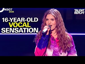 Judges Can’t Believe 16-Year-Old Maya Giotea’s Voice | BGT 2025