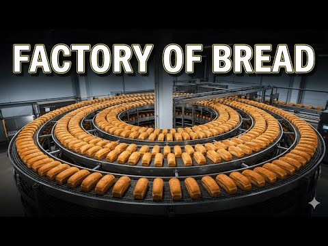 How It's Made: Complete Process of Industrial Bread Production