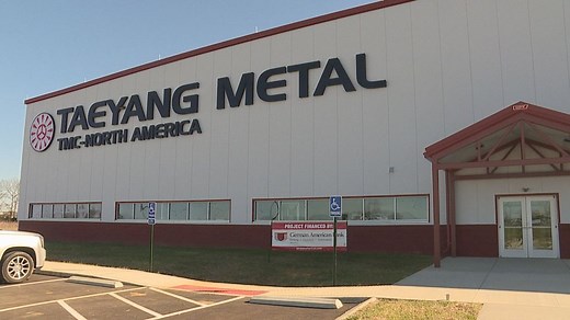 Korean metal plant officially opens in Franklin