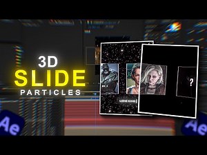 How to Master Cinematic 3D Particles & Slide Animation ⚡ | After Effects Tutorial