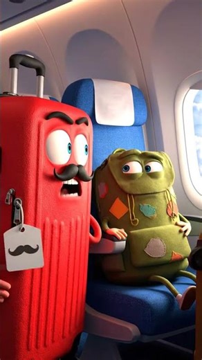 Suitcase That Wanted the Window Seat 🧳 #shorts #asmr #travel